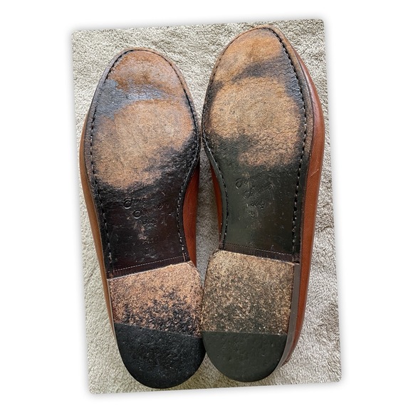 Vintage Rosina Ferragamo SCHIAVONE Brown Croc Embossed Tassel Loafers Men\'s 8D